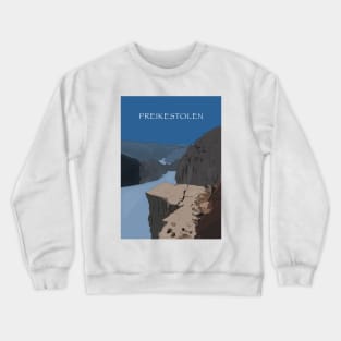 The Pulpit Rock Preikestolen Norway Crewneck Sweatshirt